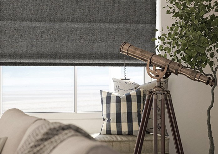 Jakarta, Mafic Grey - Roman Blind - Image 5